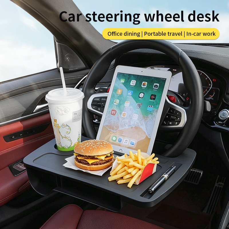 Food Storage With Wheels - Car Steering Wheel Tray With Car