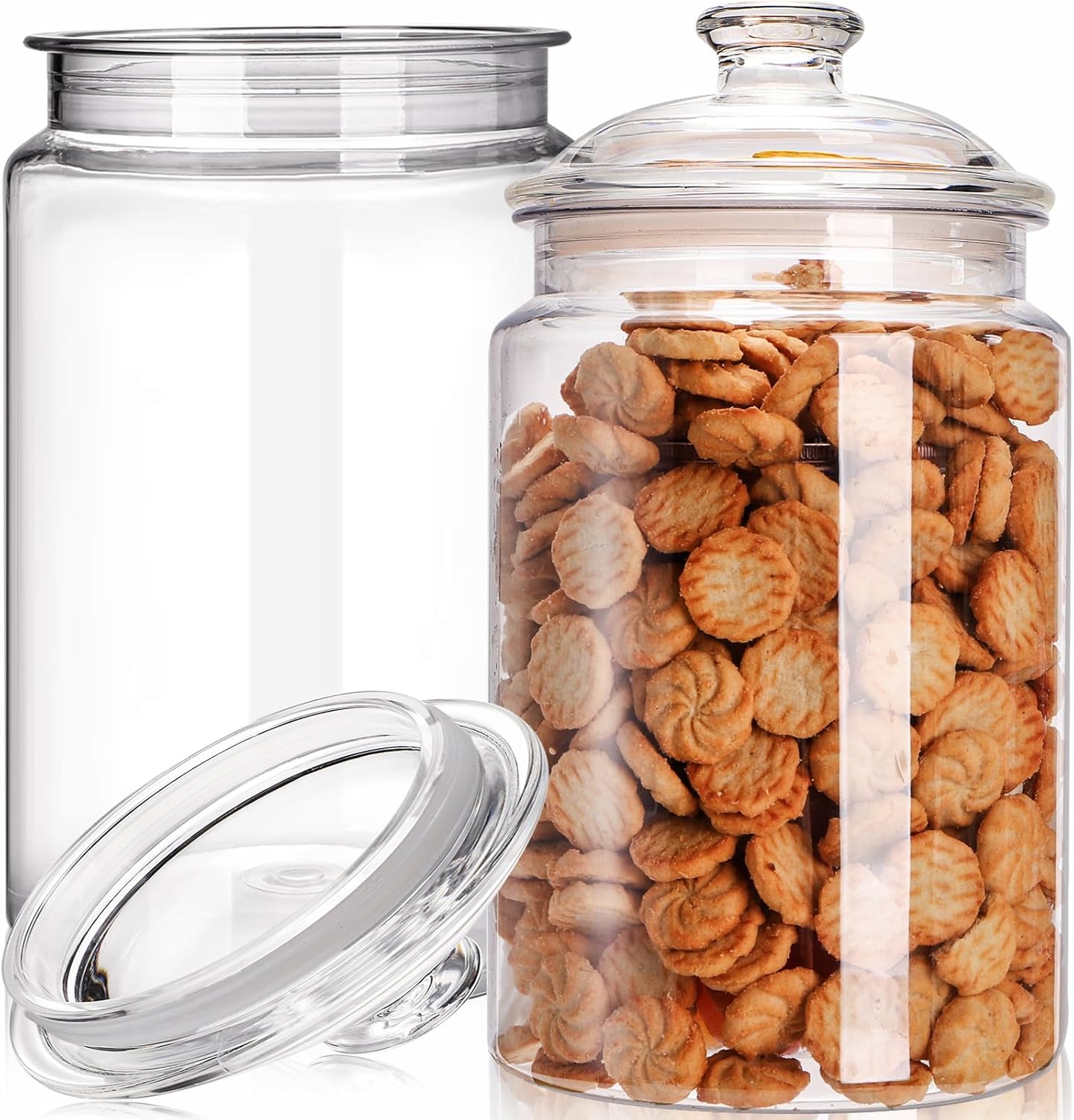 Food Storage Airtight - 2 Pack 130 oz Large Cookie
