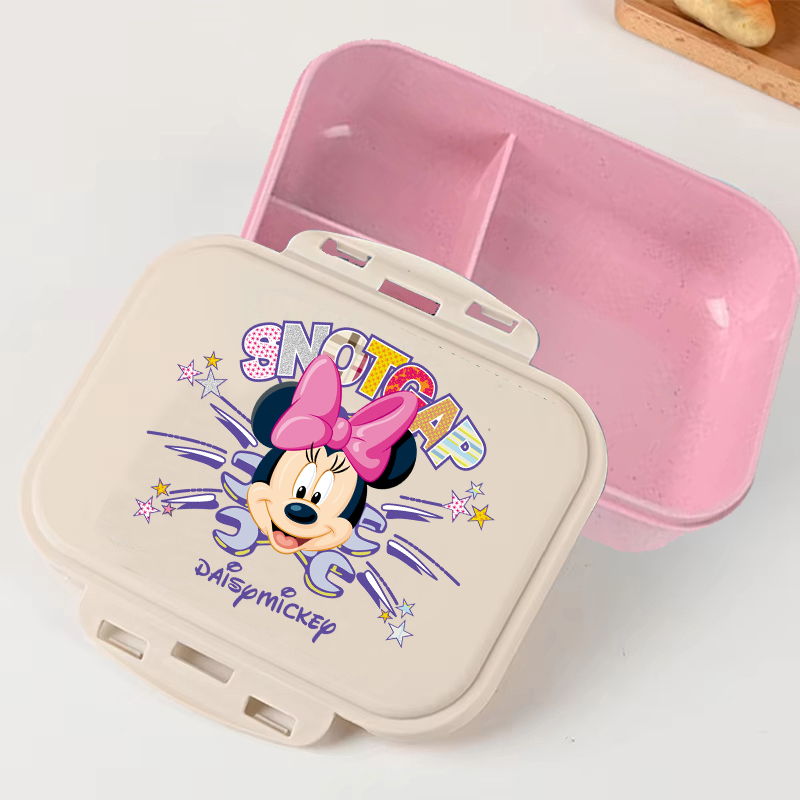 Food Storage For - Minnie Mouse Pink Disney Cartoon Lunch