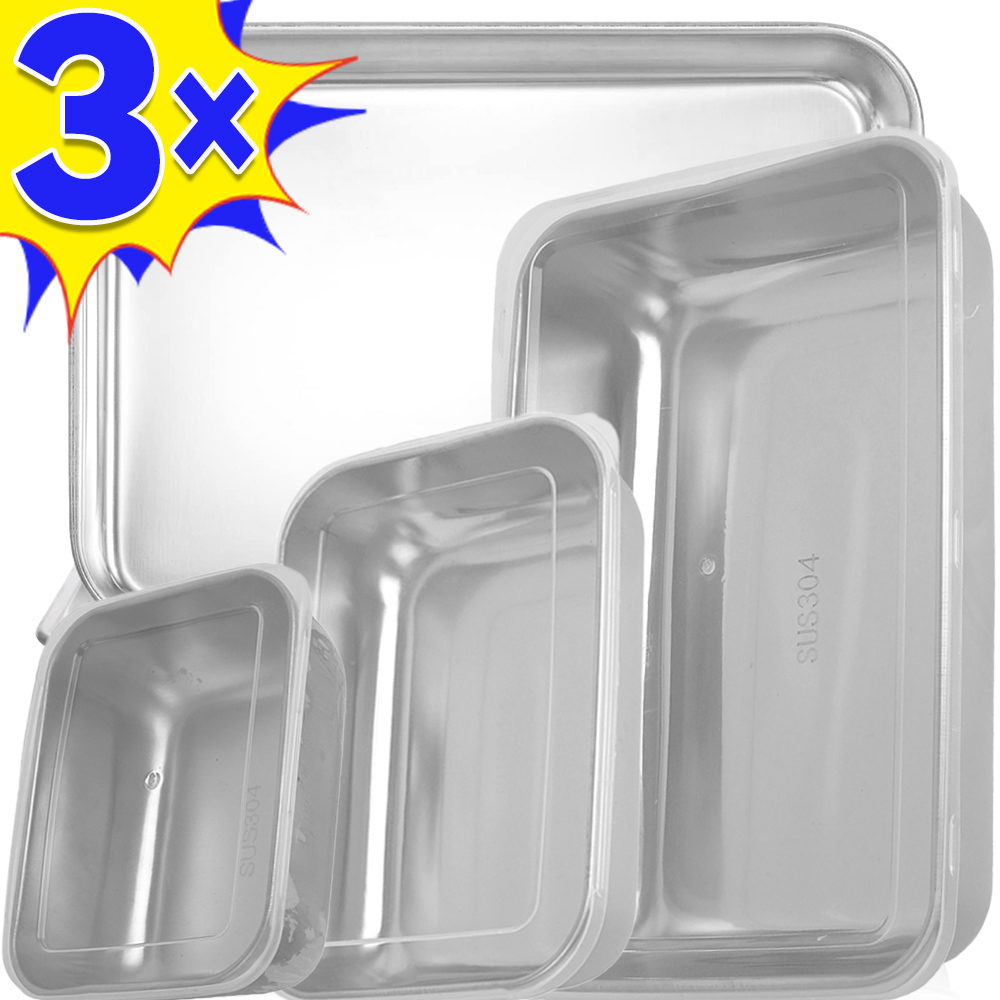 Food Storage With Colander - Stainless Steel Food Storage Box Fresh-keeping