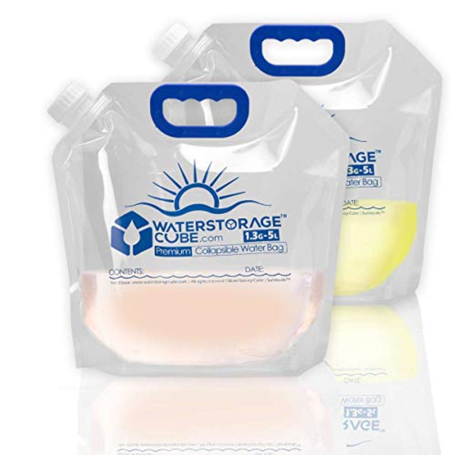 Food Storage Emergency - Premium Collapsible Water Container Bag, BPA