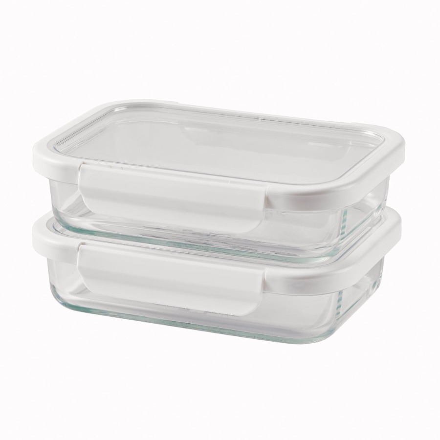 Best Food Storage - 2.3Cup Rectangle Glass Food Storage Container