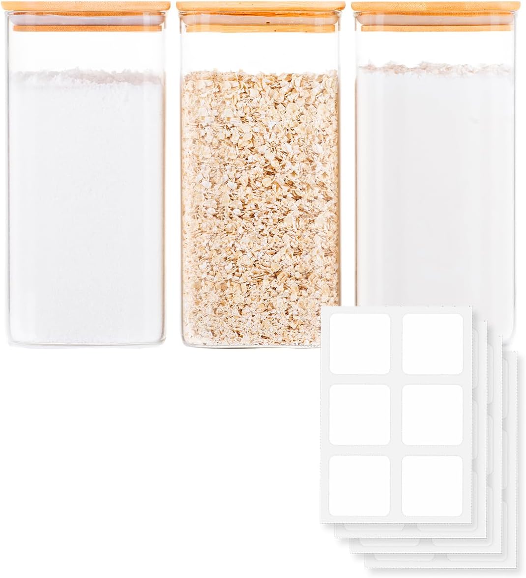 Food Storage In Pantry - Glass Food Storage Jars with Airtight
