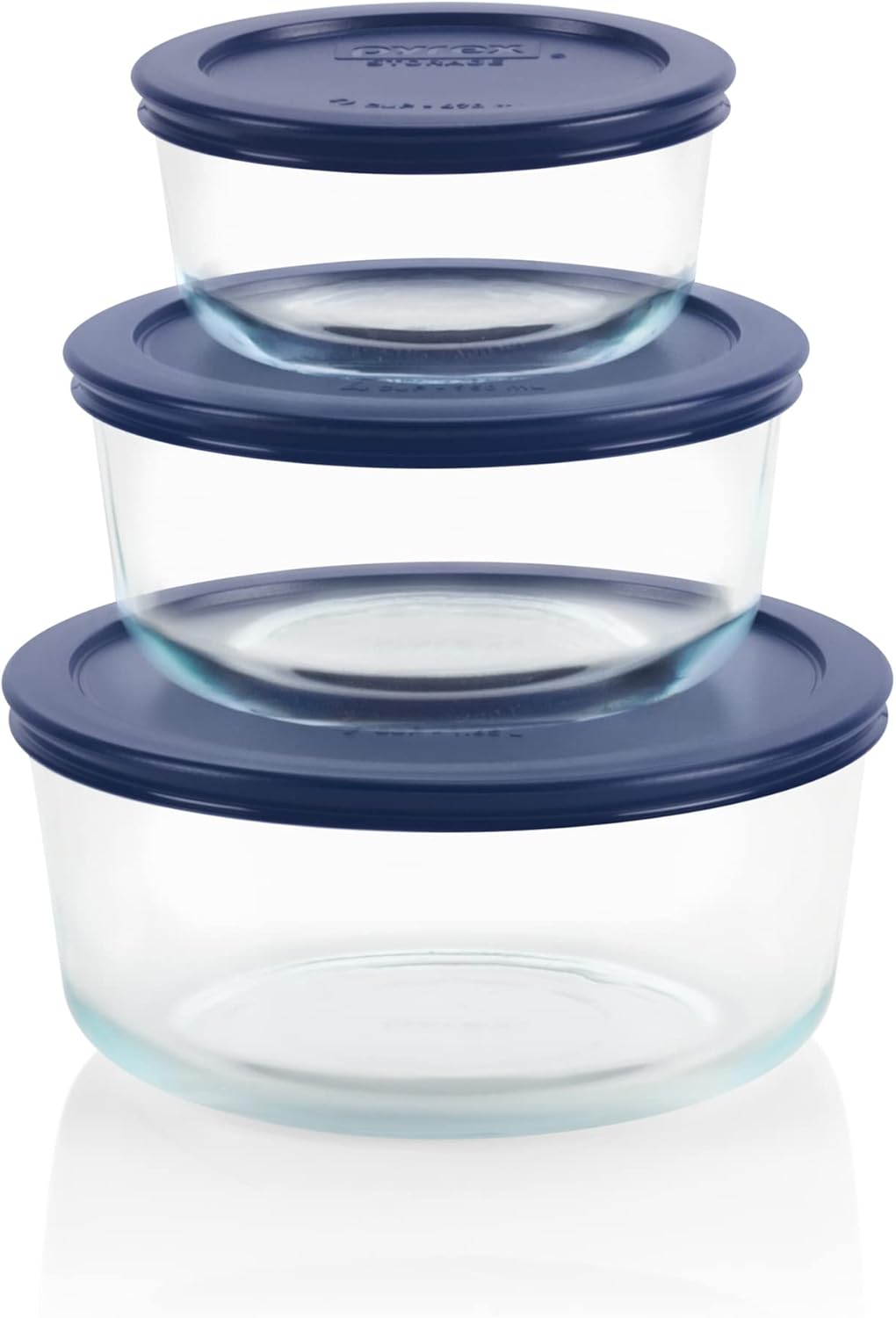 Glass Meal Prep Container - Glass Food Storage Containers Set with