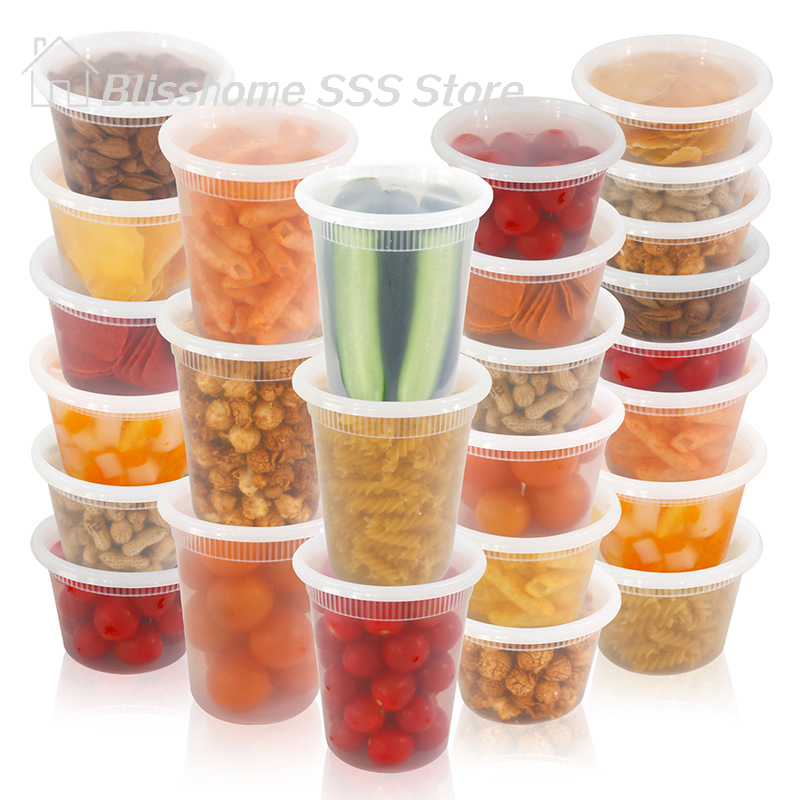 Food Storage With Colander - 【S】10Pcs Food Storage Containers with Lids