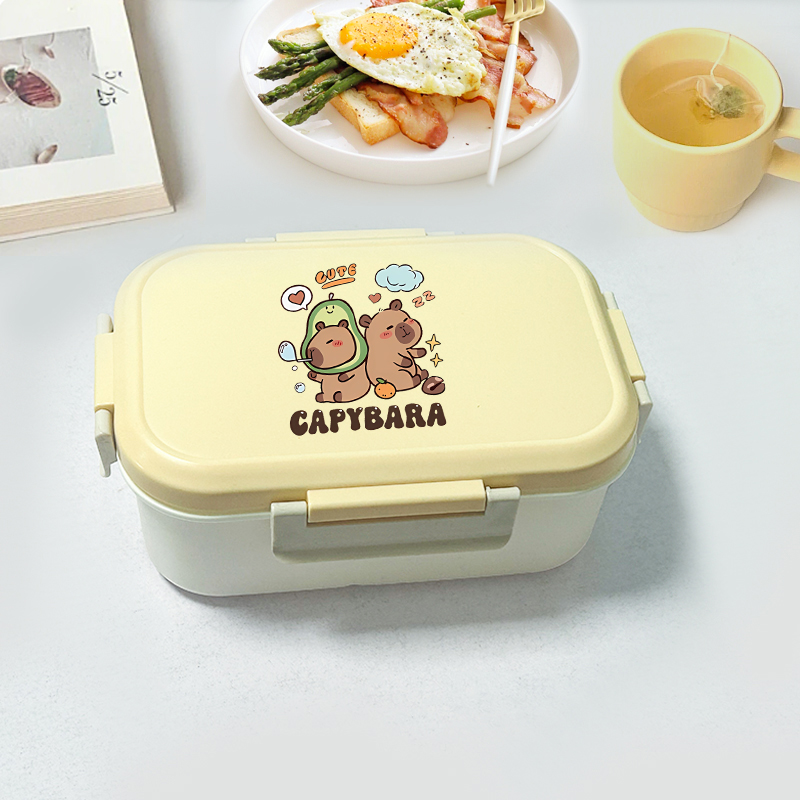 Food Storage For - Capybara Bento Lunch Box Cartoon Figure