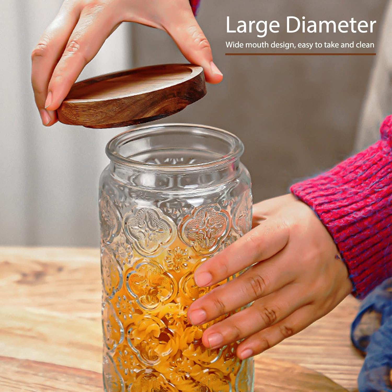 35oz/1000ml Glass Storage Jars - огляд і ціна Food Storage Airtight