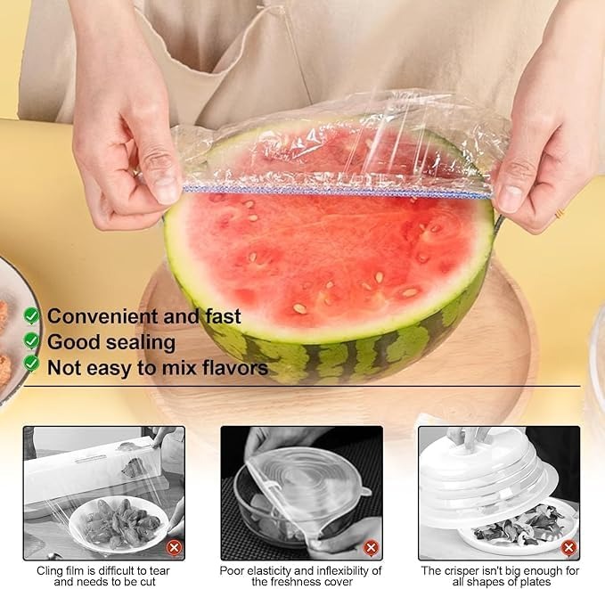 100pcs Disposable Plastic Wrap - огляд і ціна Best Food Storage