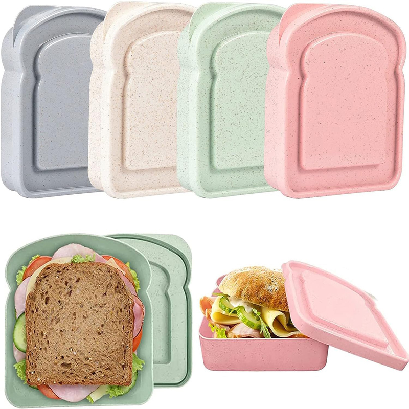 Sandwich Containers Lunch Box  - огляд і ціна Food Storage With Colander