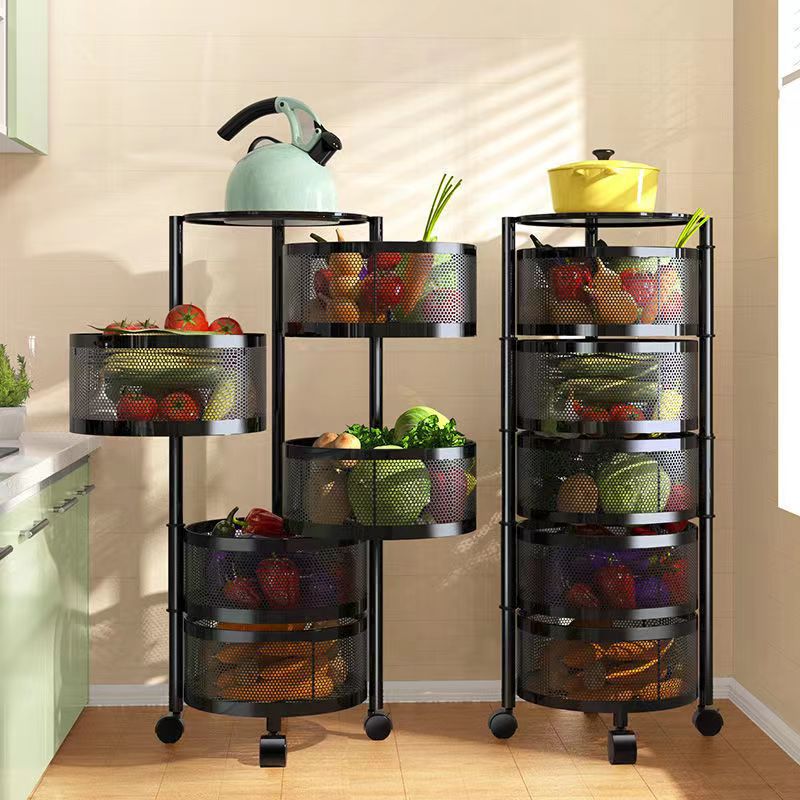 Metal Basket Kitchen Storage M - огляд і ціна Food Storage With Wheels