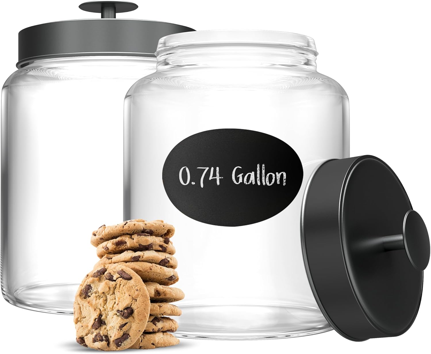 Glass Kitchen Canister Set, Fo - огляд і ціна Food Storage In Pantry