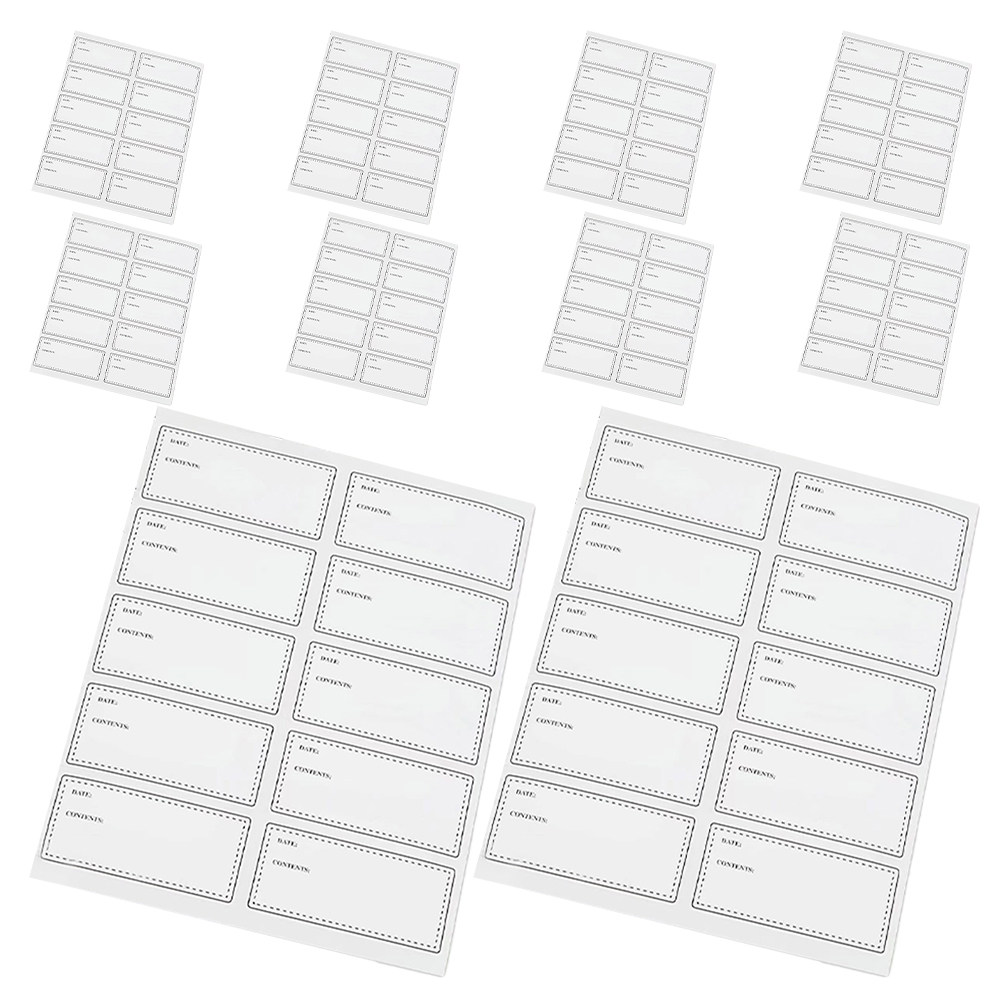 10 Sheets Compact Blank Food L - огляд і ціна Food Storage Notes