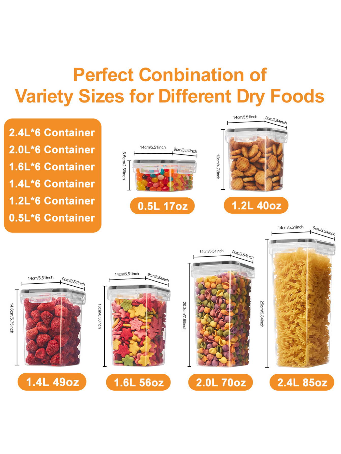 36PCS-Closed food storage cont - огляд і ціна Food Storage In Pantry