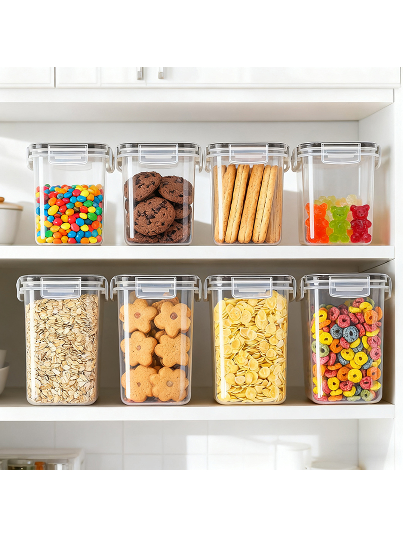 36PCS-Closed food storage cont - огляд і ціна Food Storage In Pantry