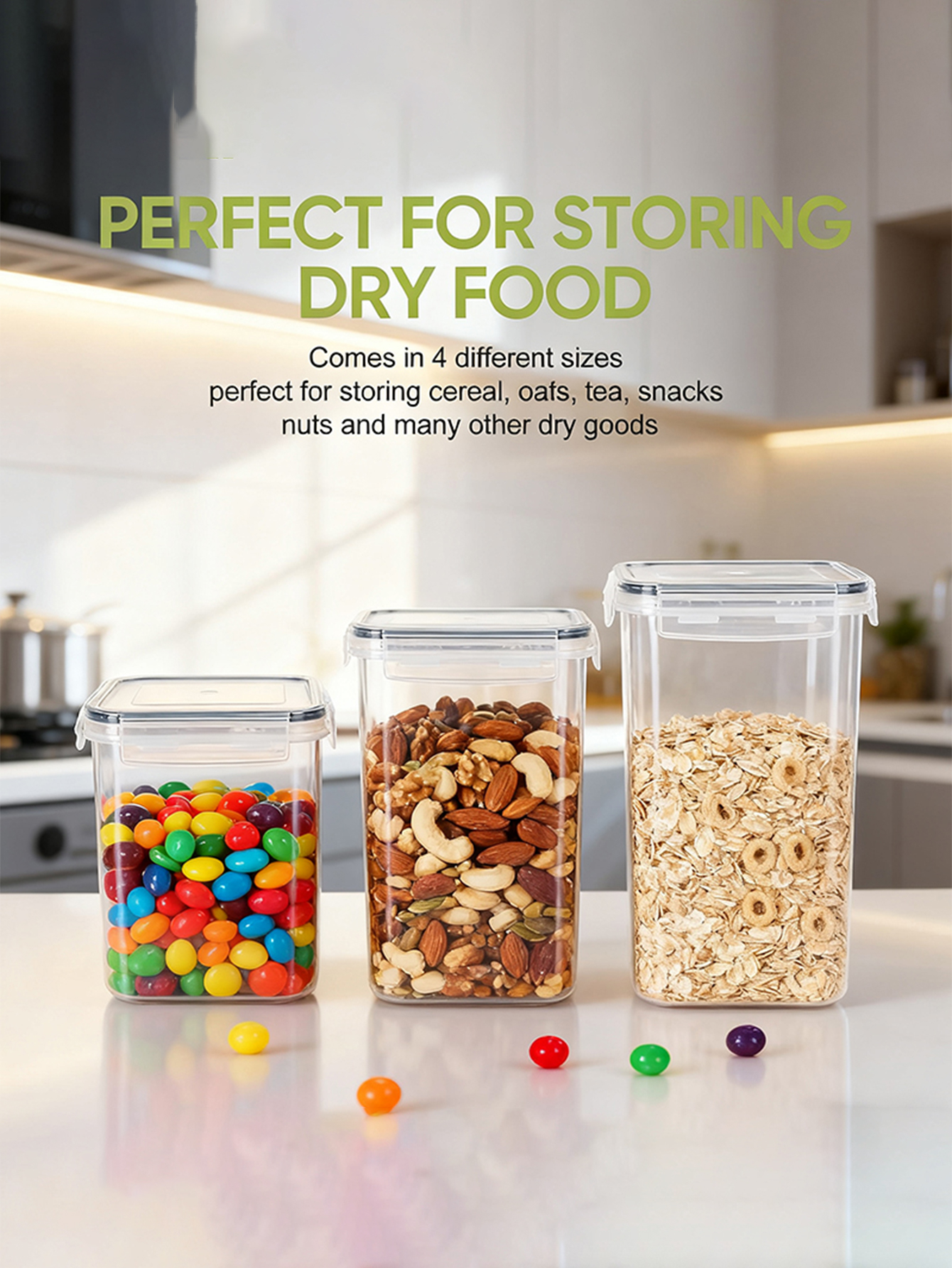 36PCS-Closed food storage cont - огляд і ціна Food Storage In Pantry