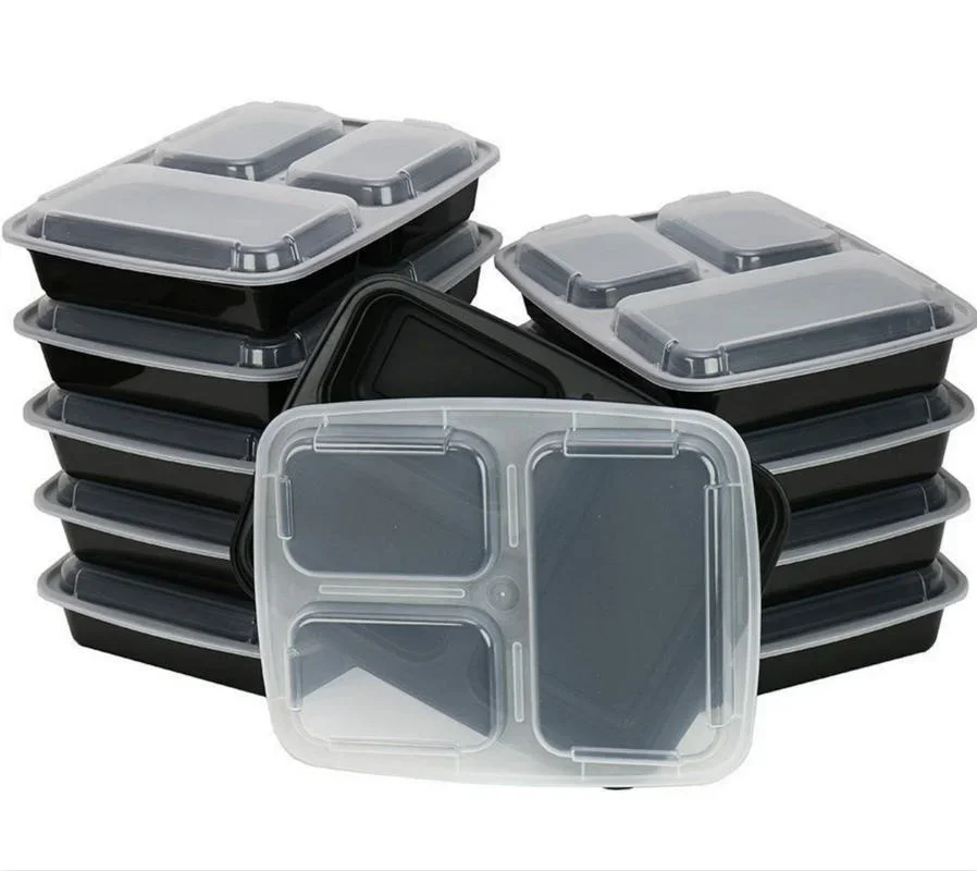 7 Pack 3 Compartment Meal Prep - огляд і ціна Food Storage With Colander