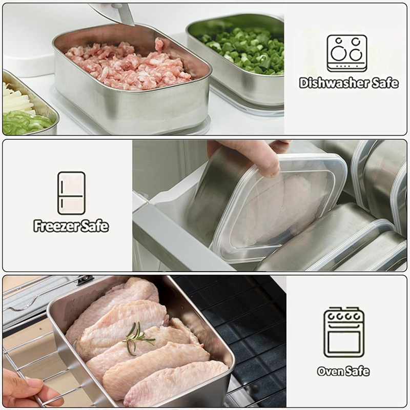 Stainless Steel Containers for - огляд і ціна Food Storage For