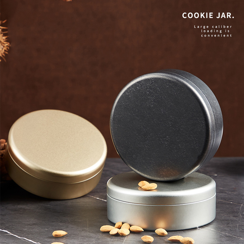 Christmas Round Candy Iron Box - огляд і ціна Xmas Food Storage Containers