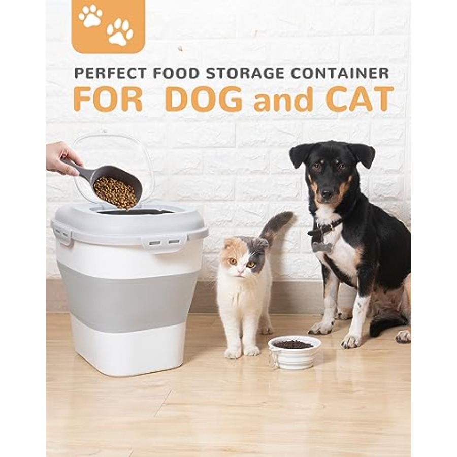 30-35 Lbs Dog Food Storage Con - огляд і ціна Food Storage With Wheels