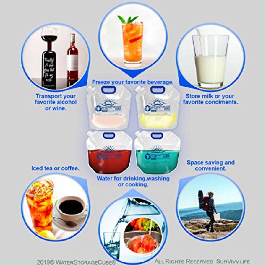 Premium Collapsible Water Cont - огляд і ціна Food Storage Emergency