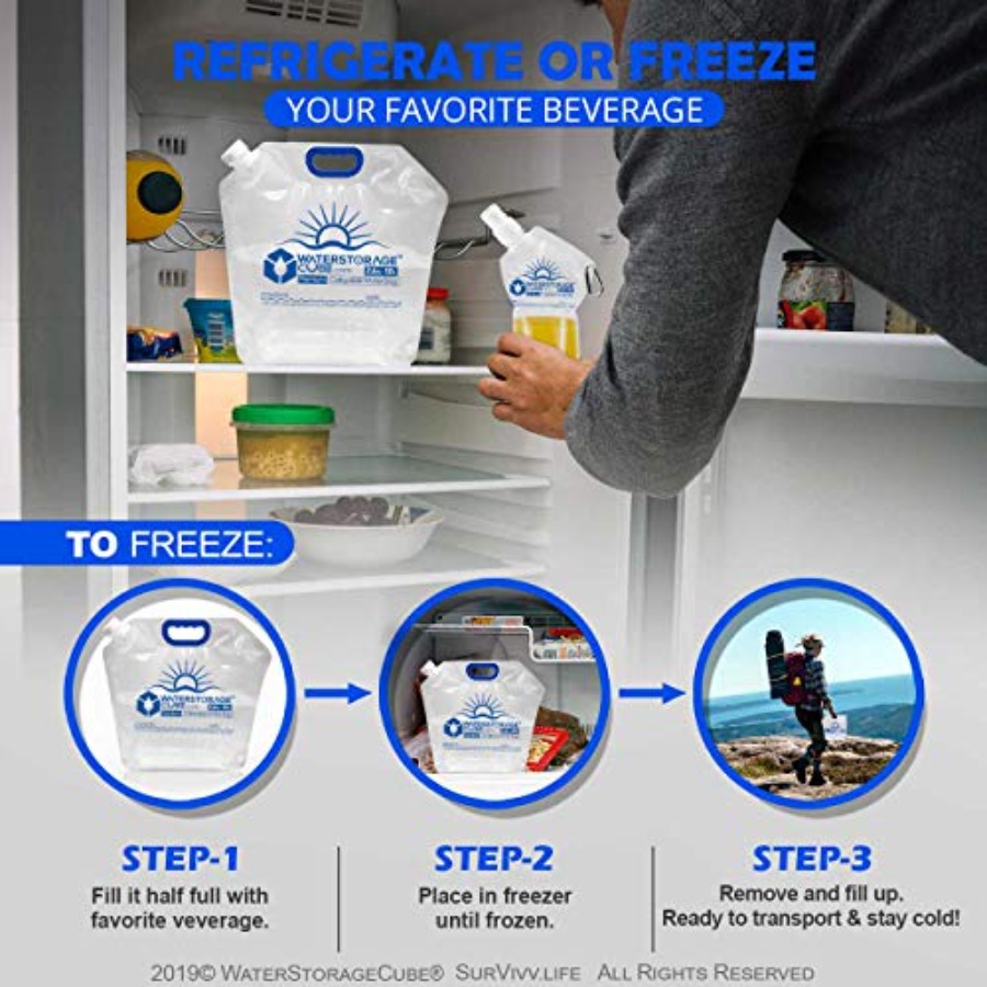Premium Collapsible Water Cont - огляд і ціна Food Storage Emergency