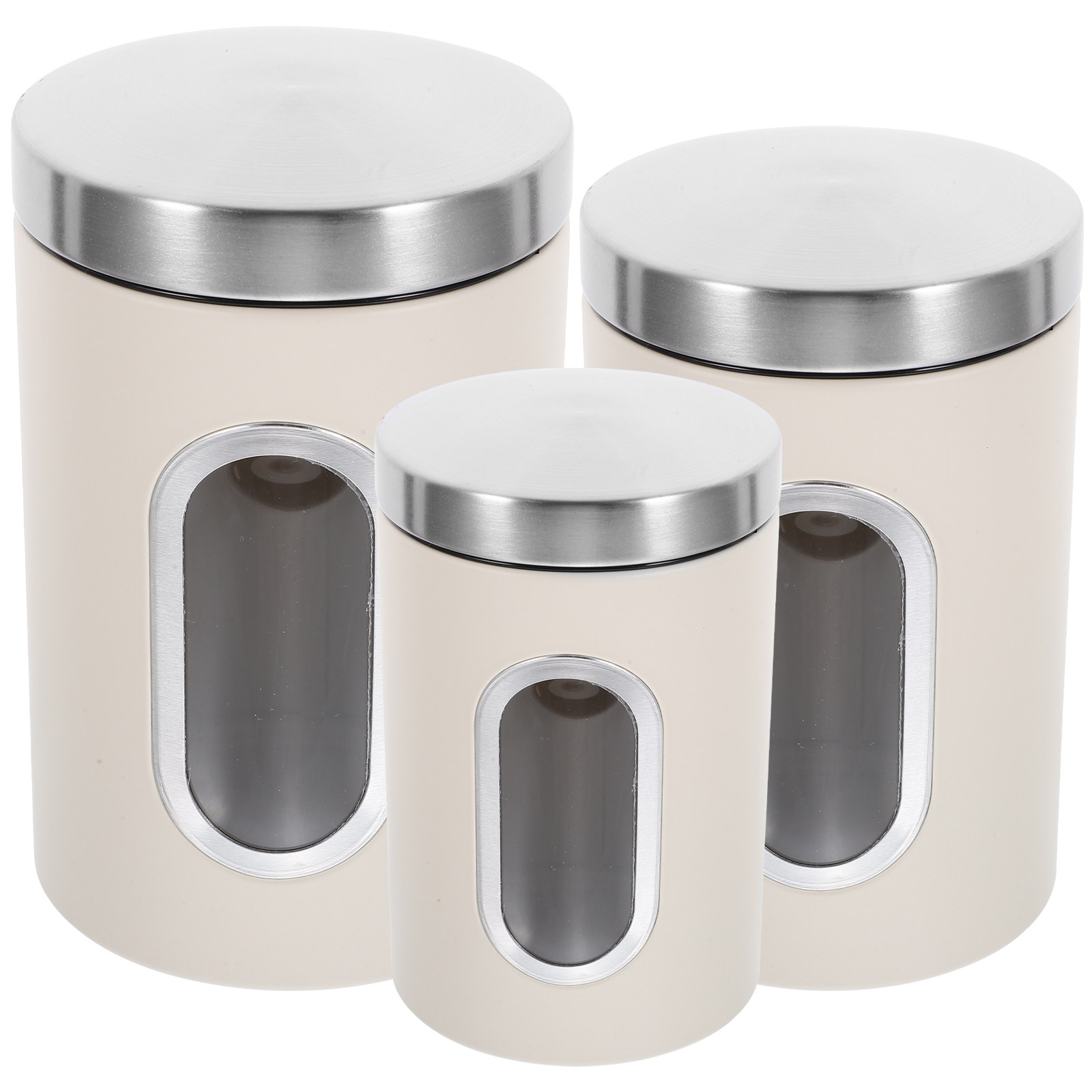 3Pcs Storage Jar Set Airtight  - огляд і ціна Food Storage In Pantry