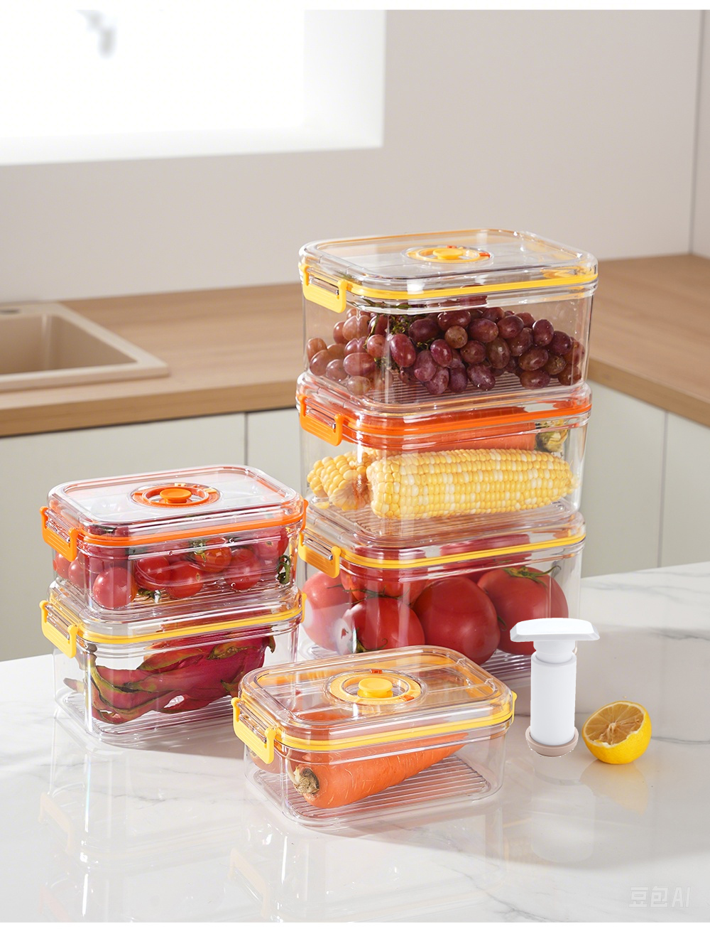 Vacuum Fresh-keeping Box Refri - огляд і ціна Food Storage Freezer Containers