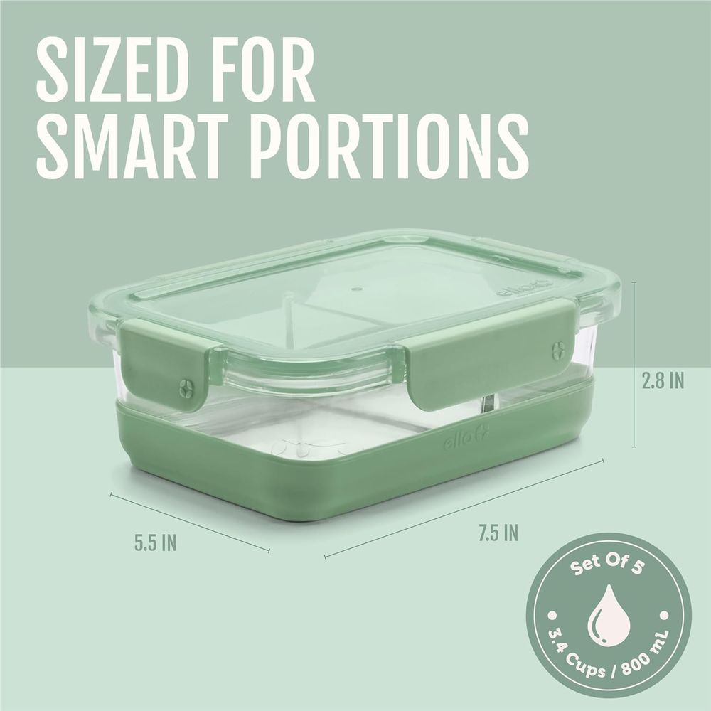 Refresh 3.4 Cup Divided Meal P - огляд і ціна Glass Meal Prep Container