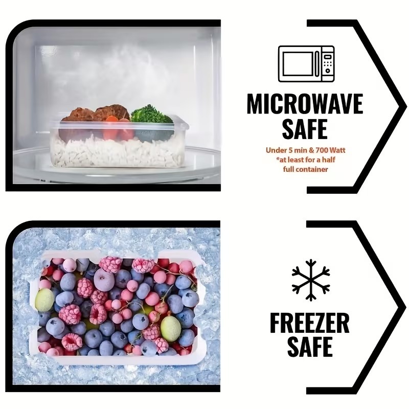 4-Piece Clear Food Storage Con - огляд і ціна Glass Meal Prep Container
