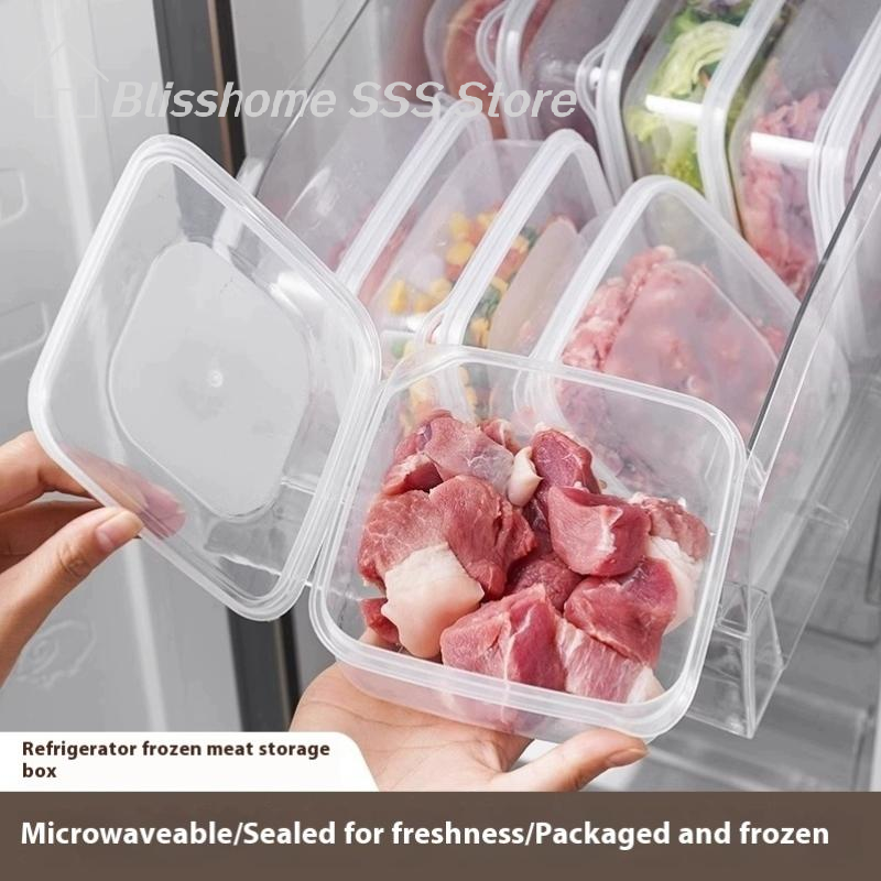 【S】5/10PCS Freeze Meat Preserv - огляд і ціна Food Storage Freezer Containers