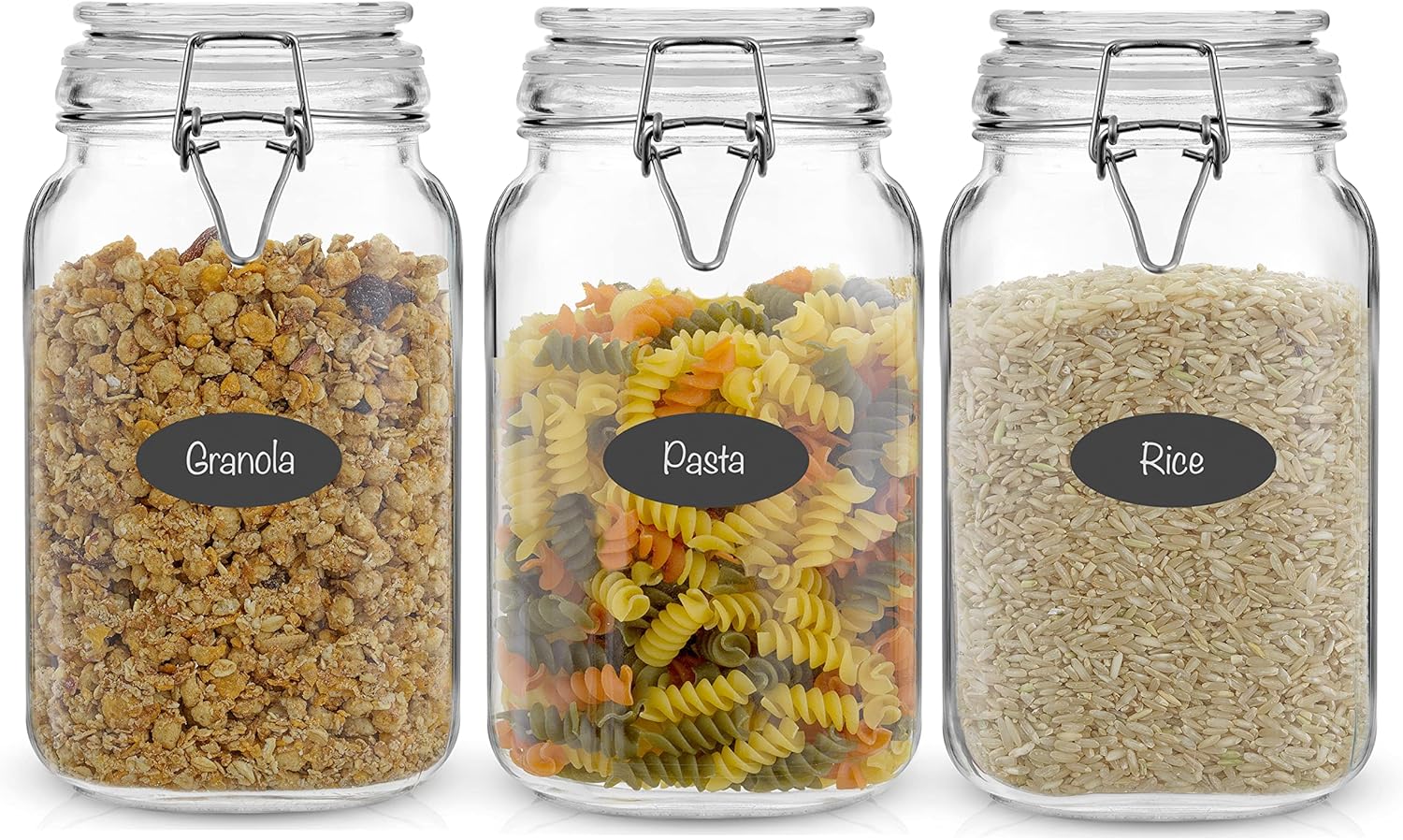 Airtight Glass Jars with Lids  - огляд і ціна Food Storage Airtight