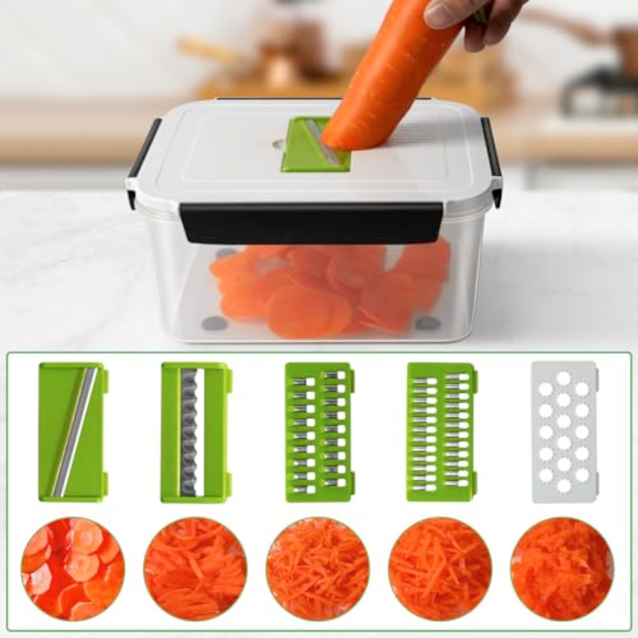 5 PCS Fruit storage Containers - огляд і ціна Food Storage With Colander