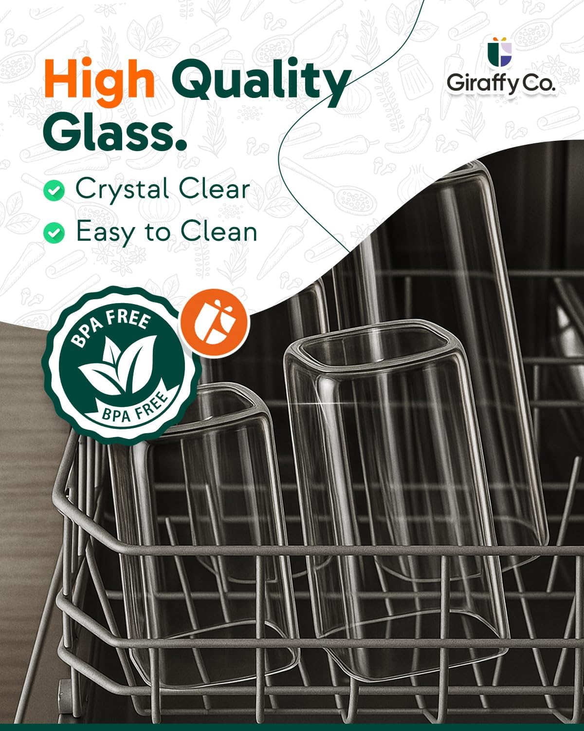 Glass Food Storage Jars with A - огляд і ціна Food Storage In Pantry
