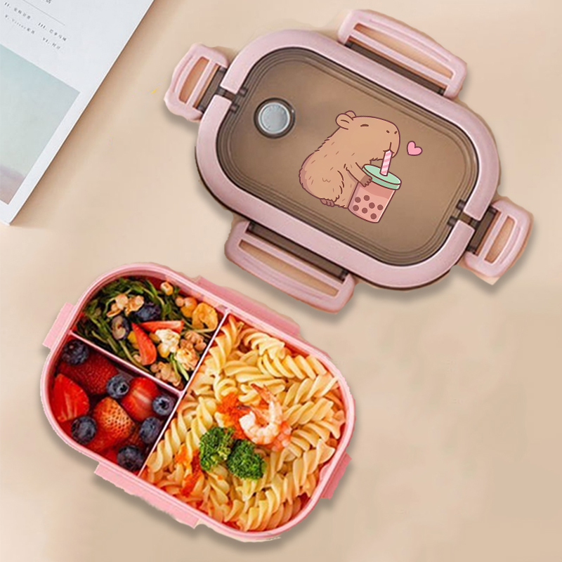 Capybara Bento Lunch Box Anime - огляд і ціна Food Storage For
