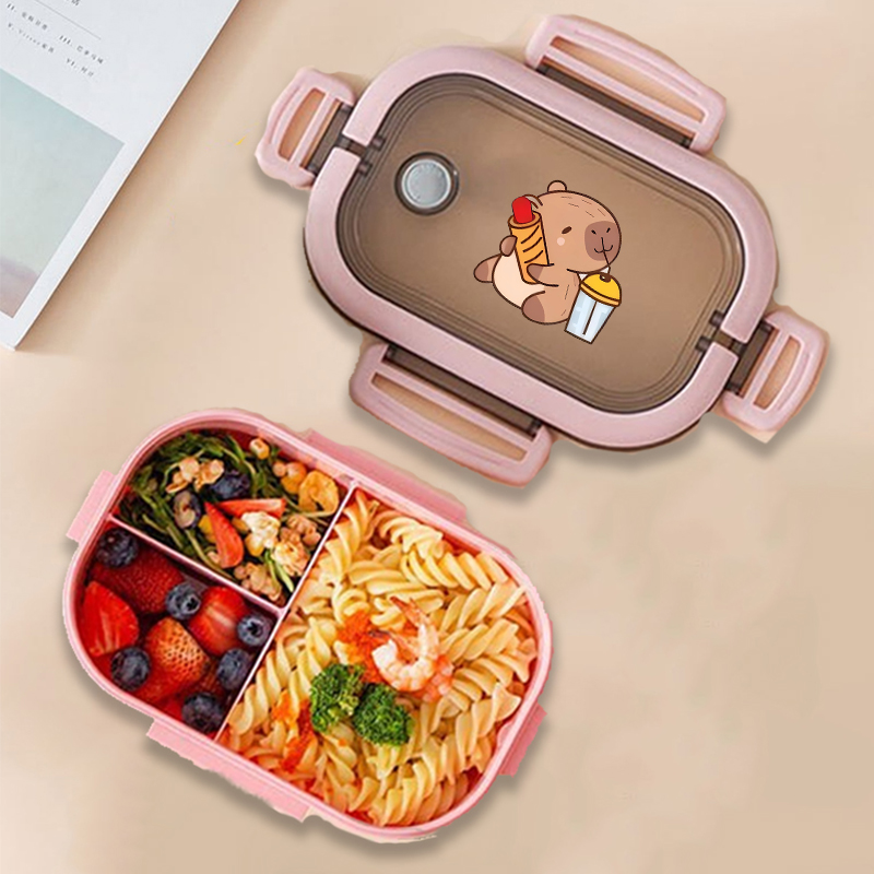 Capybara Bento Lunch Box Anime - огляд і ціна Food Storage For