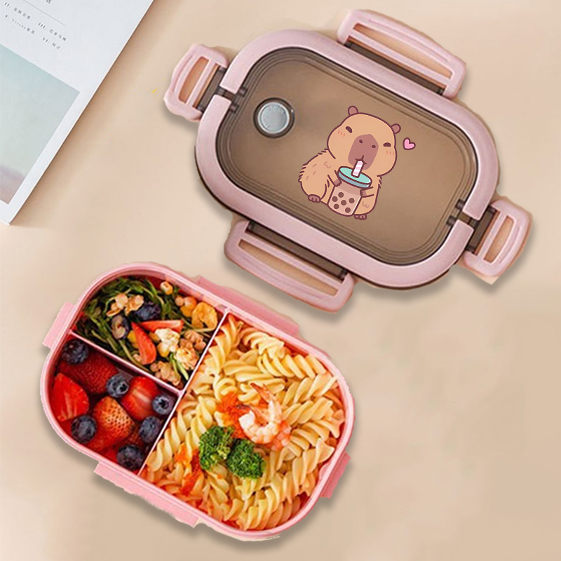 Capybara Bento Lunch Box Anime - огляд і ціна Food Storage For