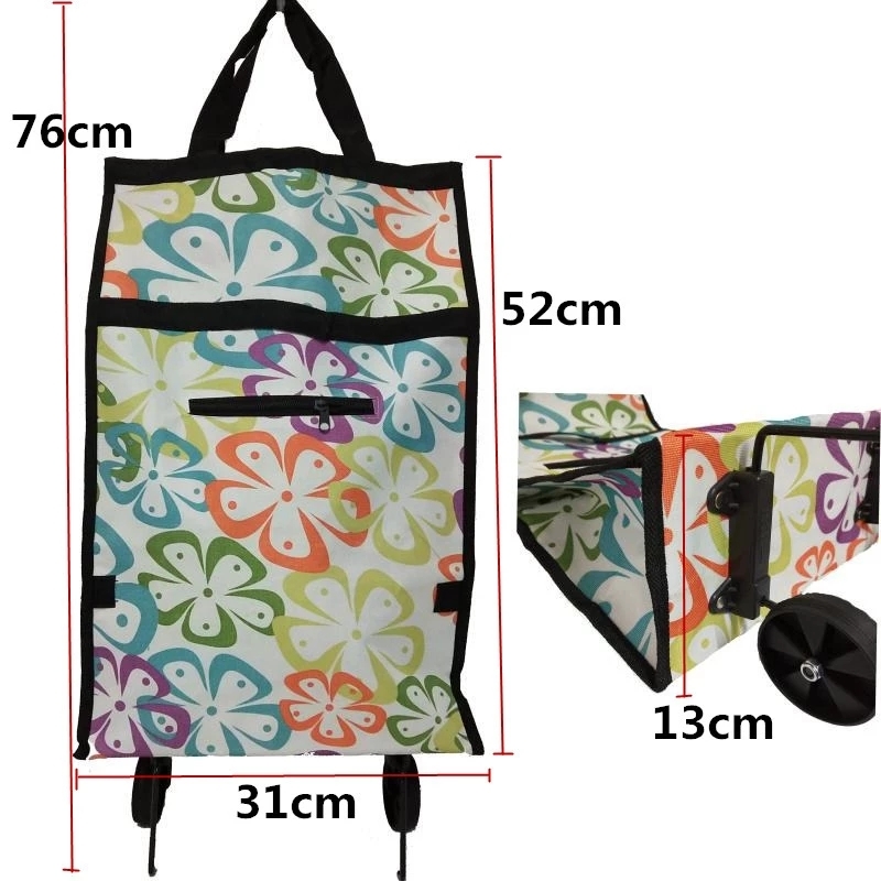 Portable Folding Reusable Shop - огляд і ціна Food Storage With Wheels