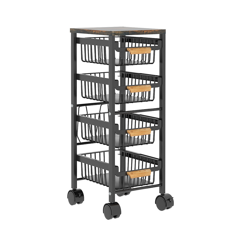 5 Tier Wire Fruit Basket - Kit - огляд і ціна Food Storage With Wheels