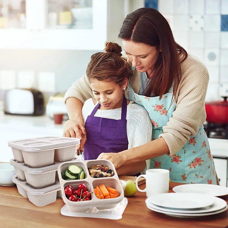 4 Grids Food Storage Box Porta - огляд і ціна Food Storage Freezer Containers