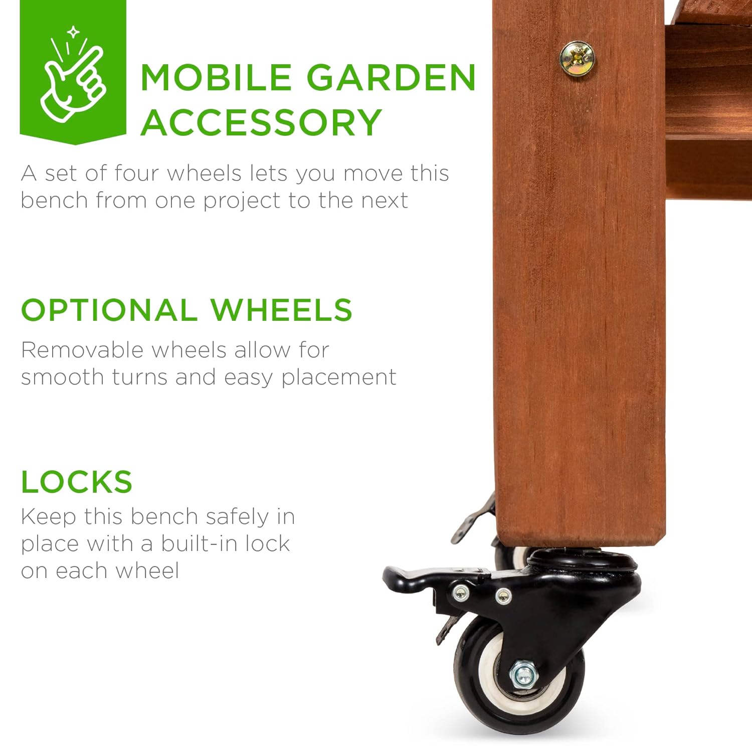 Mobile Garden Potting Bench, O - огляд і ціна Food Storage With Wheels