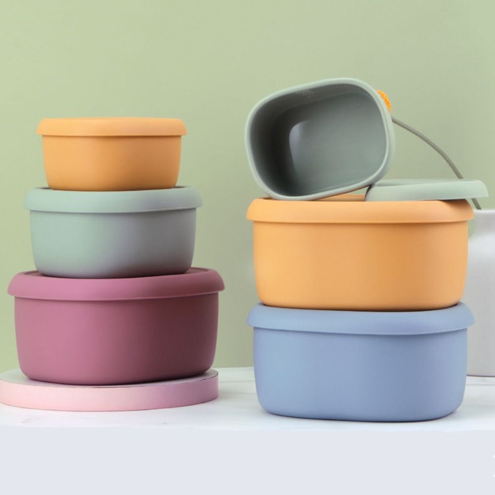Reusable With Lid Silicone Lun - огляд і ціна Food Storage With Colander