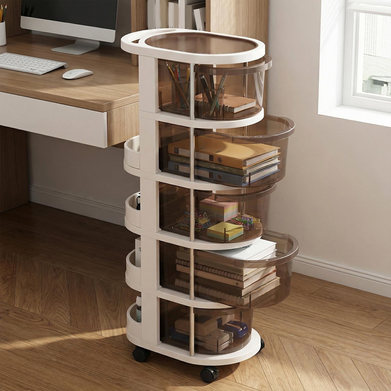 3/4/5-Layers Drawer Style Snac - огляд і ціна Food Storage With Wheels