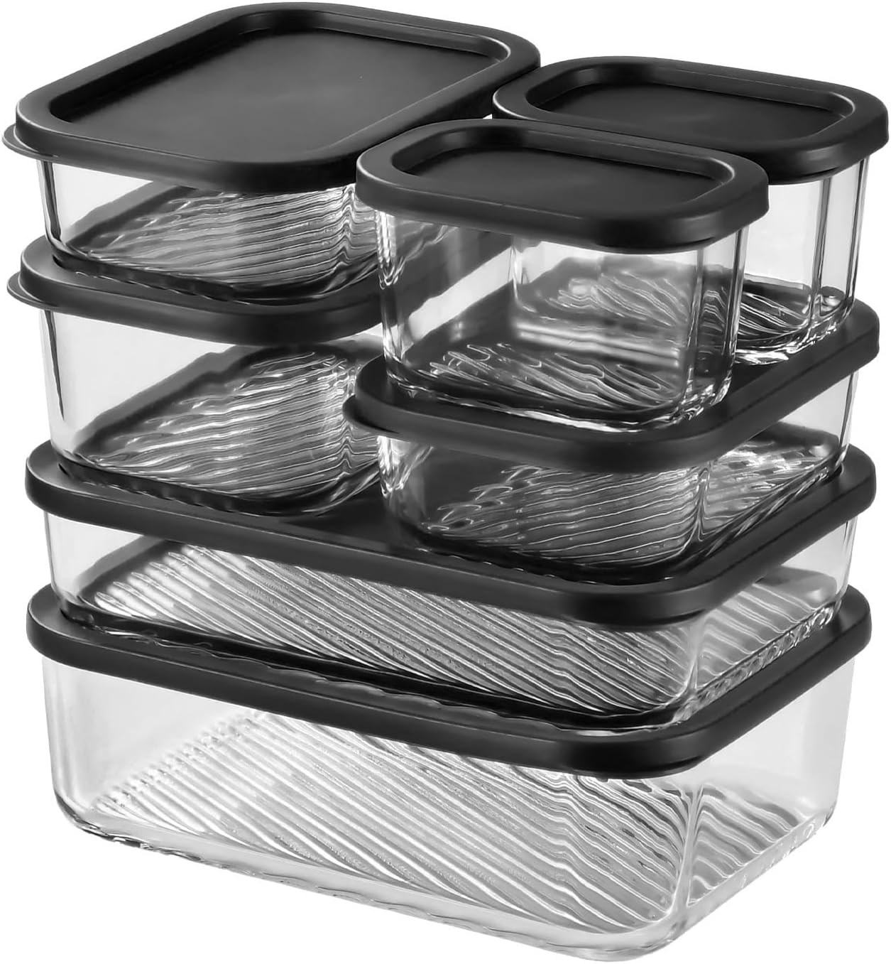 7 Pack Glass Meal Prep Contain - огляд і ціна Glass Meal Prep Container