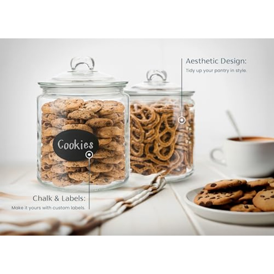 Glass Kitchen Jars Food and Co - огляд і ціна Food Storage In Pantry
