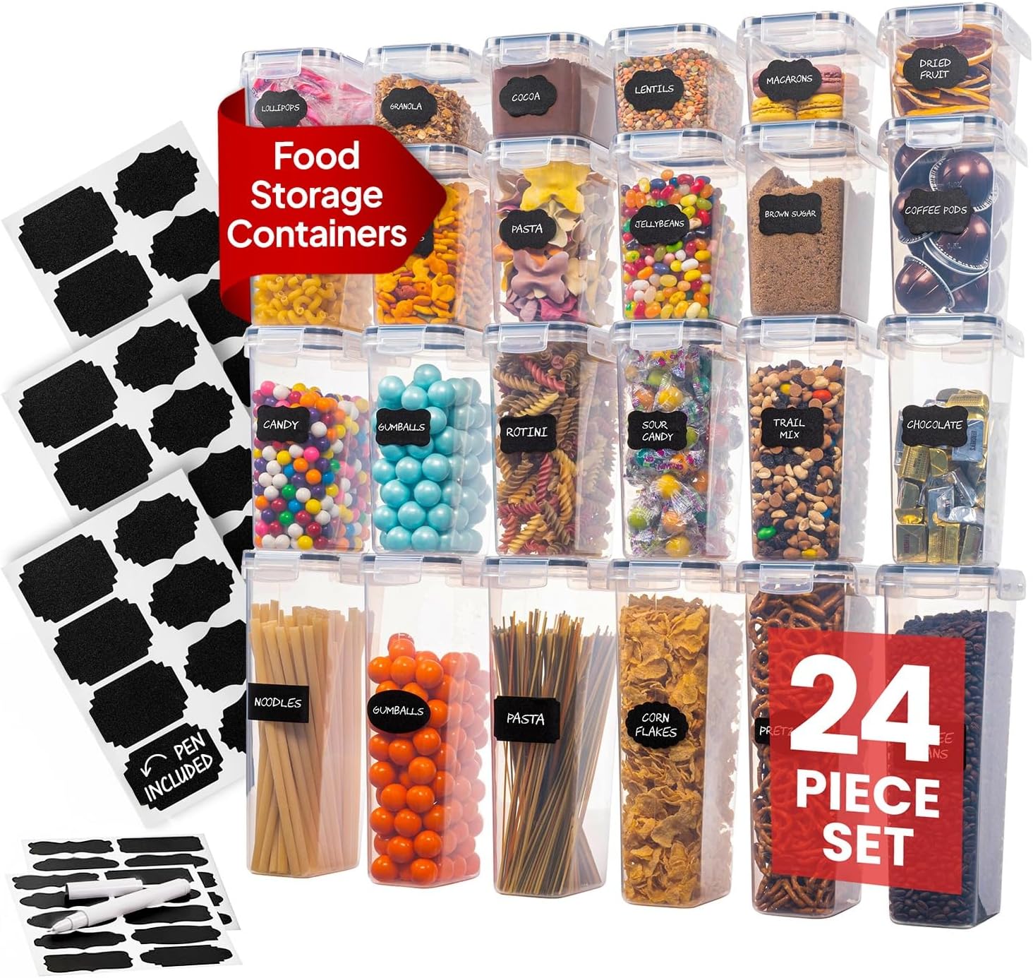 Airtight Food Storage Containe - огляд і ціна Food Storage In Pantry