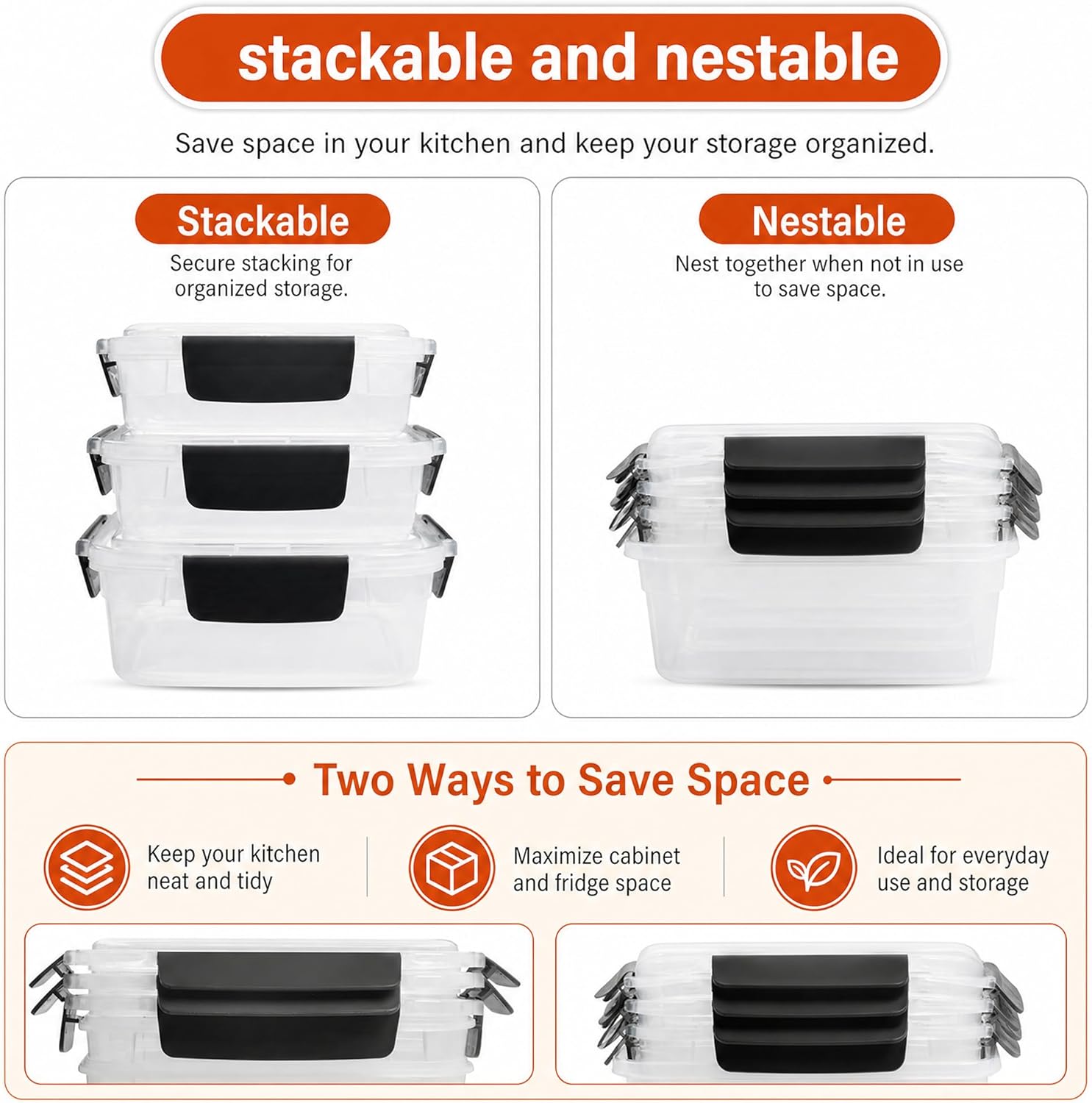 5 Cup Plastic Food Storage Con - огляд і ціна Food Storage Freezer Containers