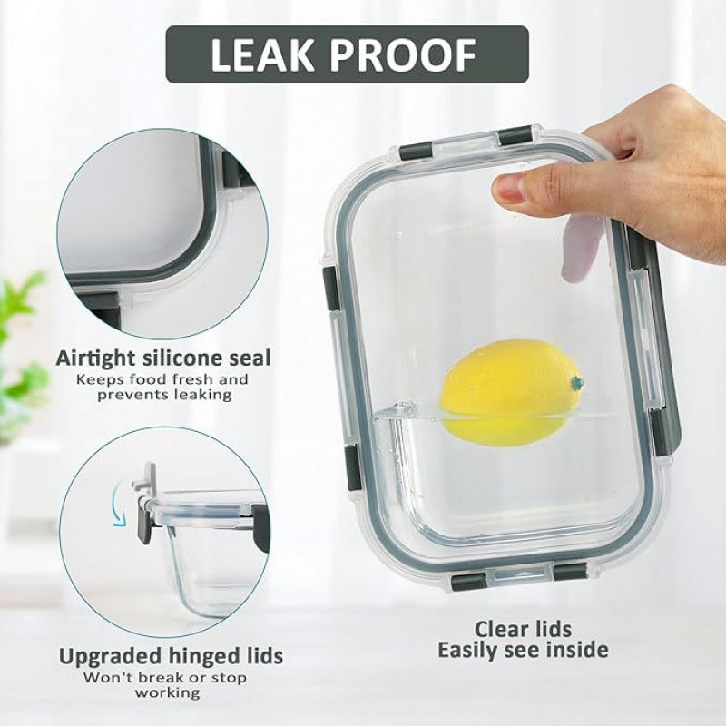 Glass Food Storage Container W - огляд і ціна Food Storage With Colander