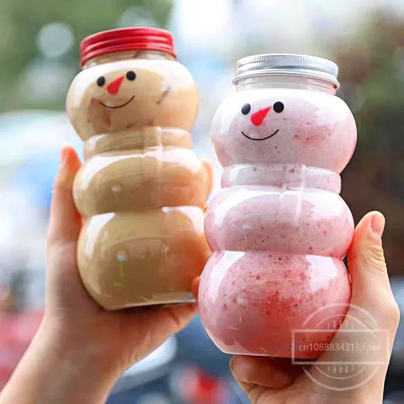 Christmas Snowman Shape Milk B - огляд і ціна Xmas Food Storage Containers
