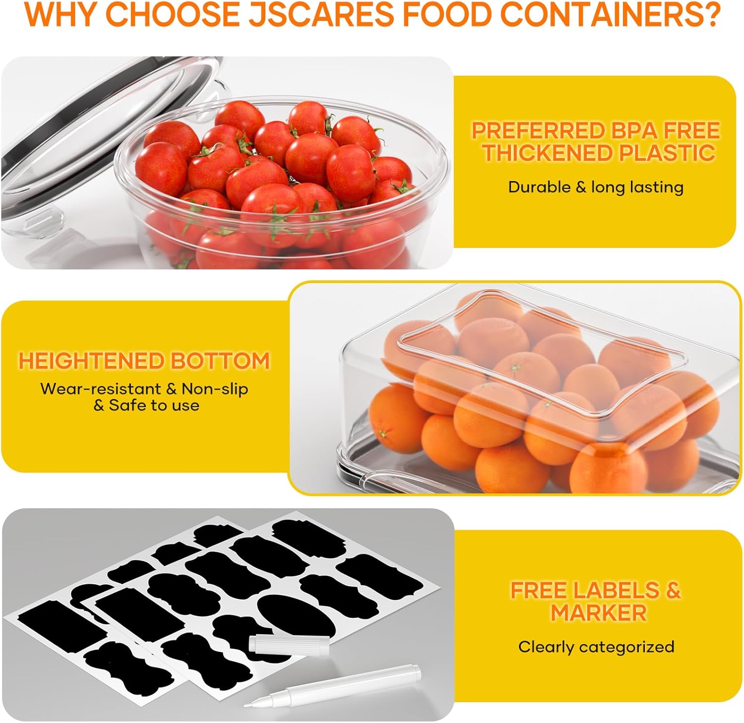 52 PCS Food Storage Containers - огляд і ціна Food Storage Airtight