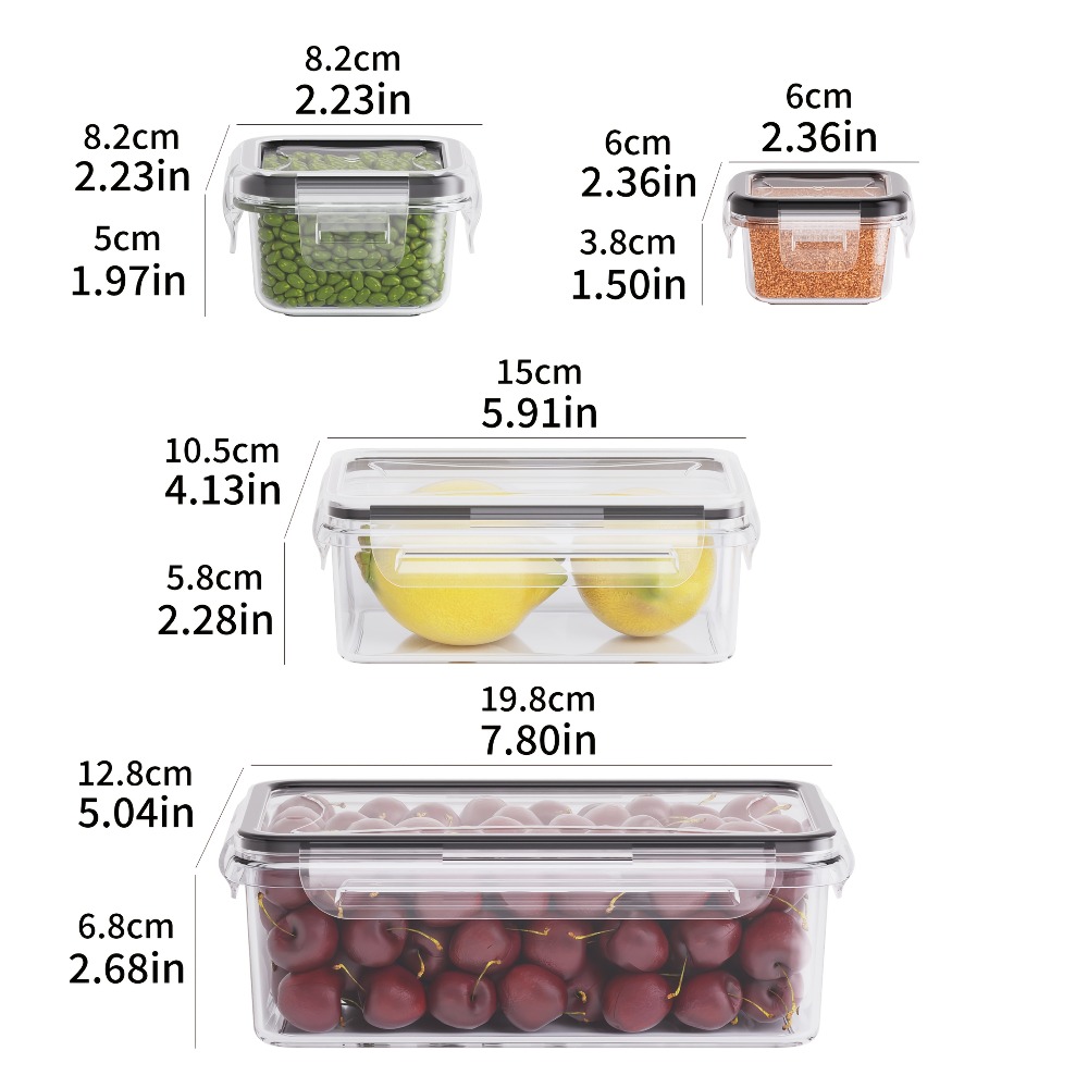 Set BPA-Free Airtight Food Con - огляд і ціна Food Storage Freezer Containers